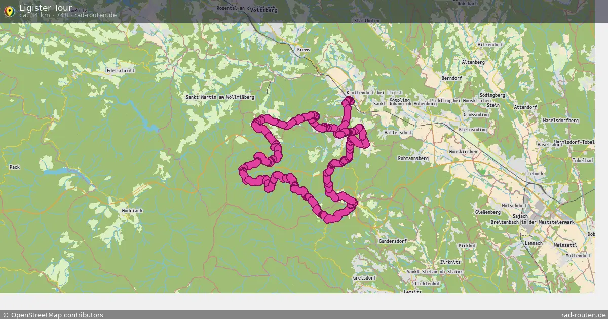 Ligister Tour (748) – Fernradroute auf Rad-Routen.de