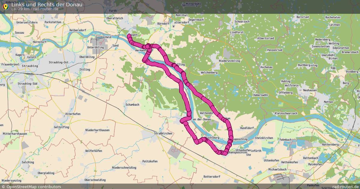 Links und Rechts der Donau – Fernradroute auf Rad-Routen.de