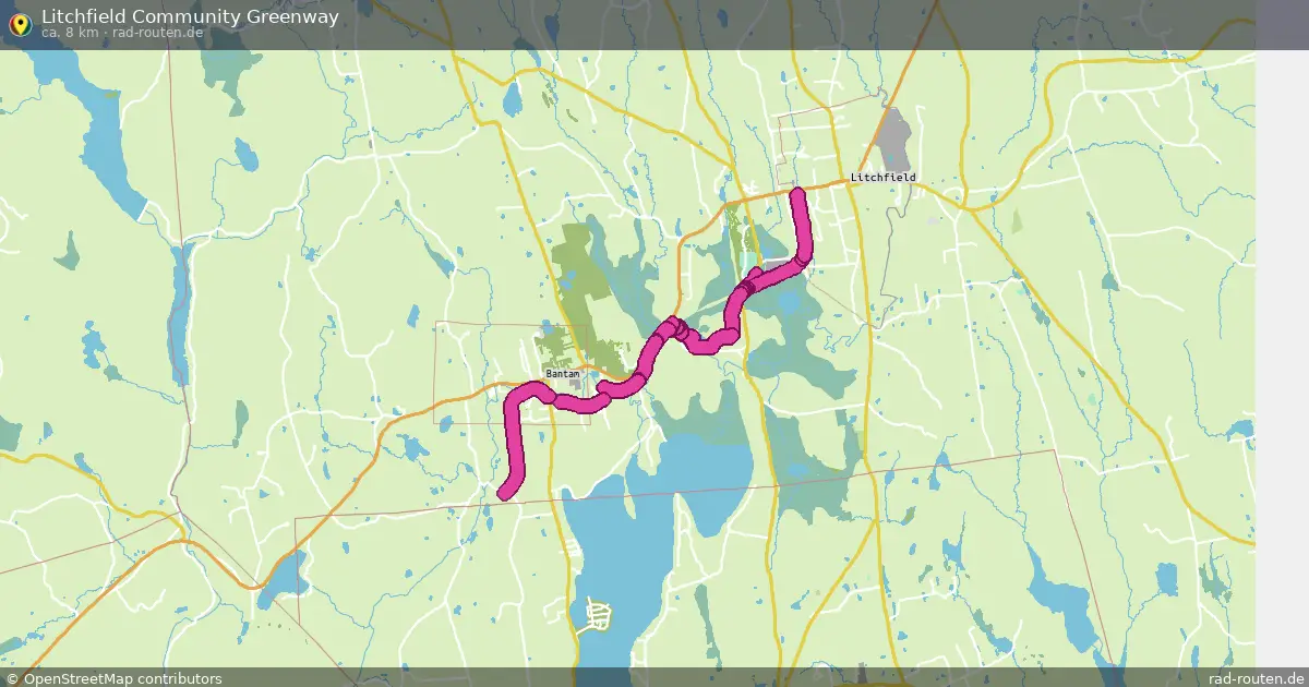 Litchfield Community Greenway – Fernradroute auf Rad-Routen.de