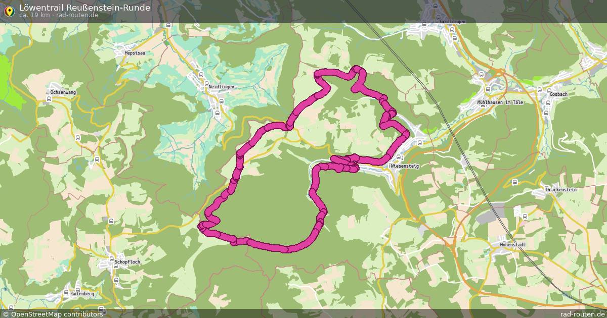 Löwentrail Reußenstein-Runde