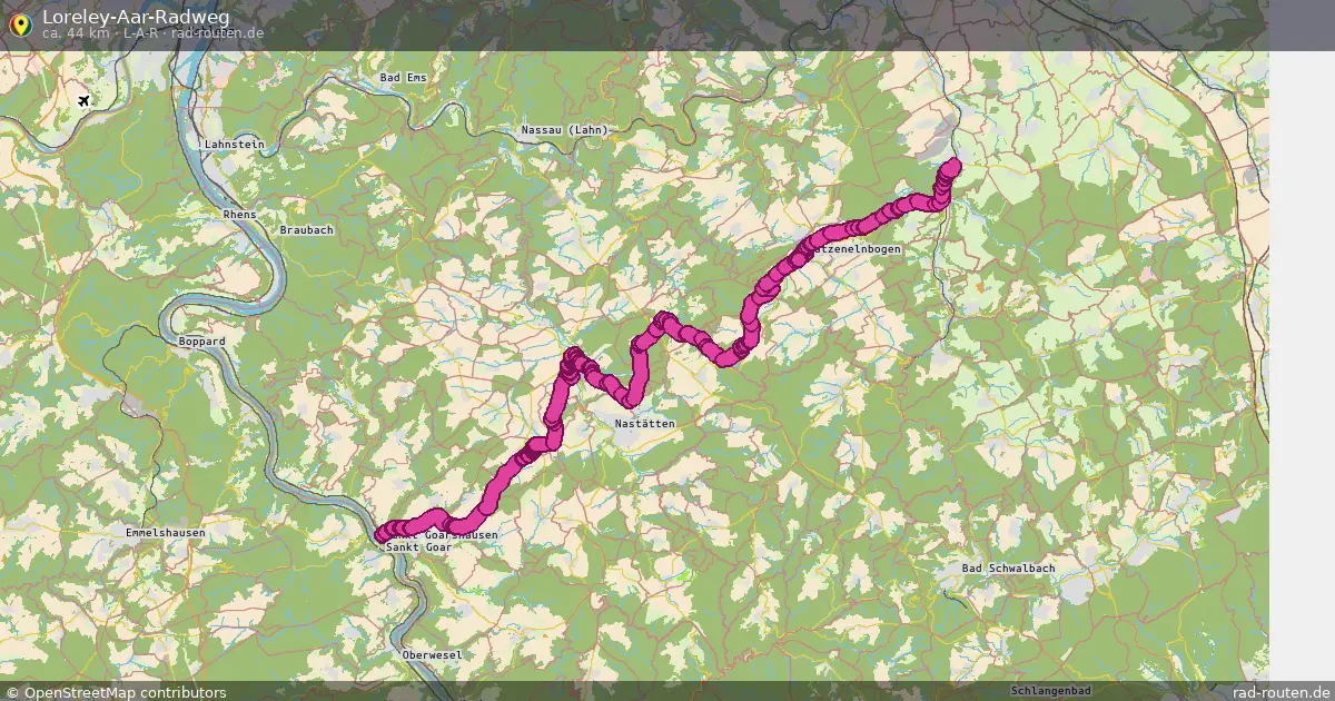 Loreley-Aar-Radweg
