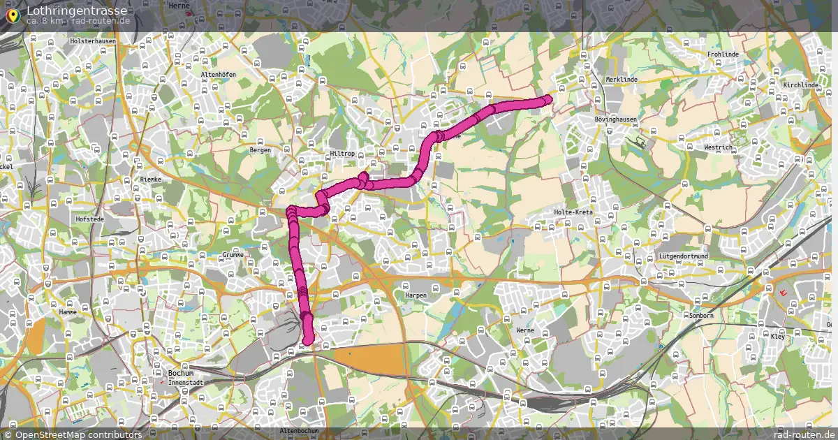 Lothringentrasse – Fernradroute auf Rad-Routen.de