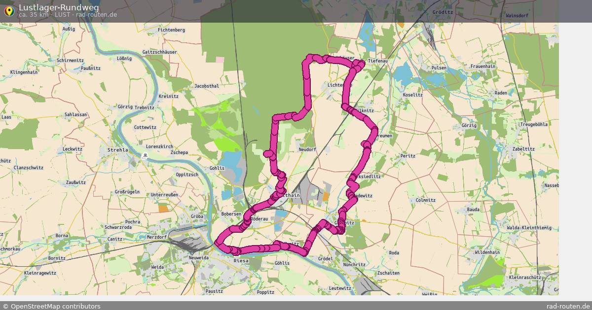 Lustlager-Rundweg (Lust) – Fernradroute auf Rad-Routen.de