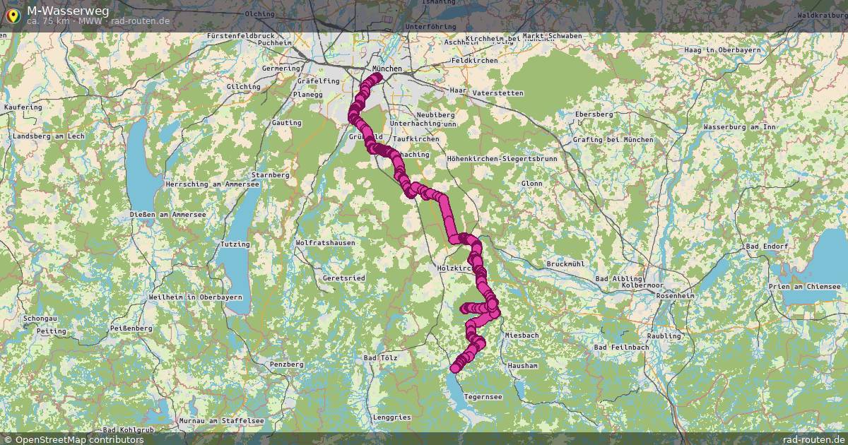 M-Wasserweg (MWW) – Fernradroute auf Rad-Routen.de