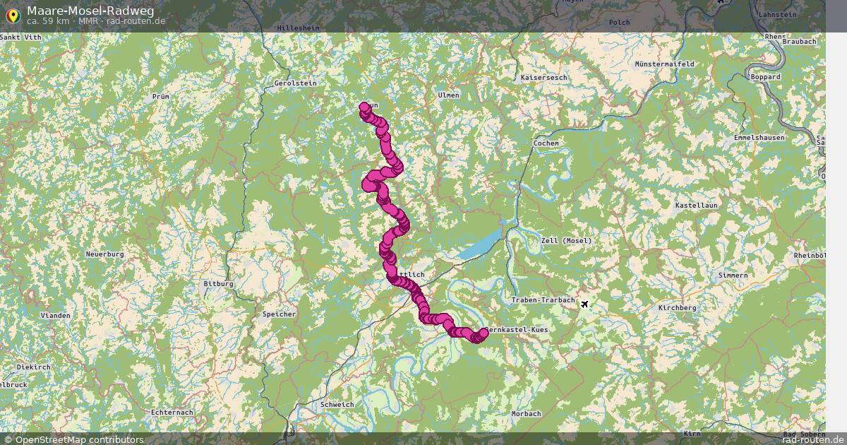 Maare-Mosel-Radweg (MMR) – Fernradroute auf Rad-Routen.de