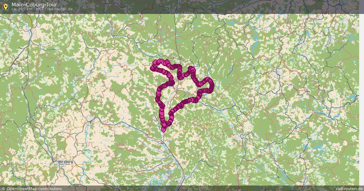 Main-Coburg-Tour (MCT) – Fernradroute auf Rad-Routen.de
