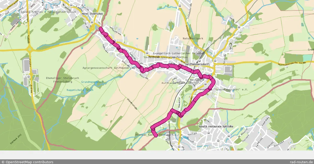 Mandau Radweg – Fernradroute auf Rad-Routen.de