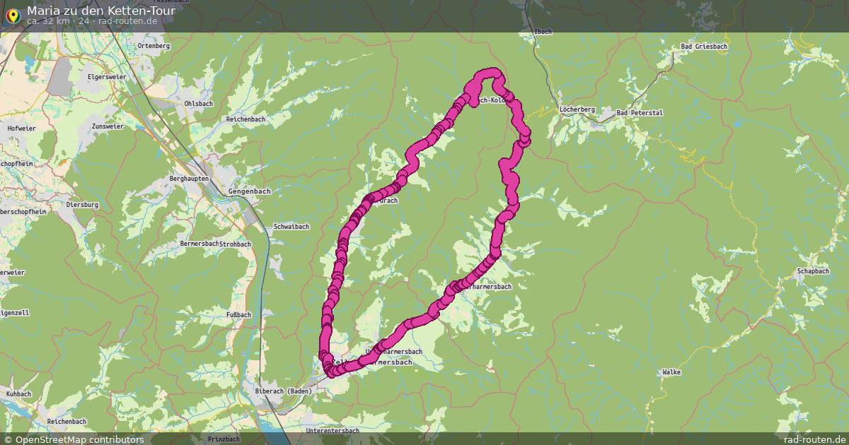 Maria zu den Ketten-Tour (24) – Fernradroute auf Rad-Routen.de
