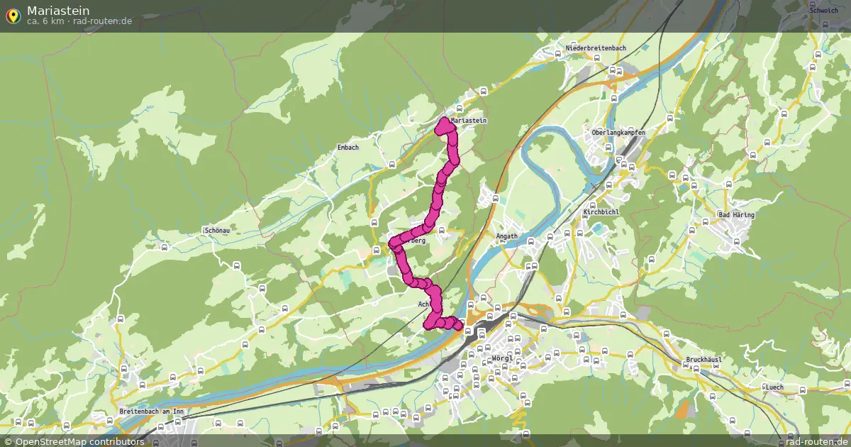 Mariastein – Fernradroute auf Rad-Routen.de