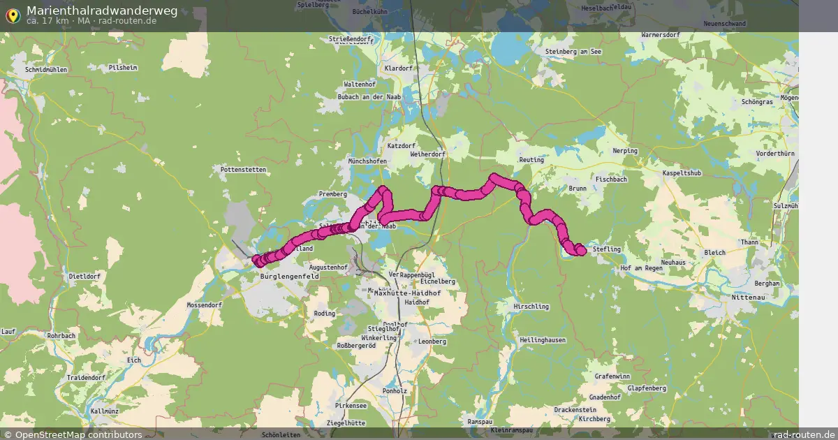 Marienthalradwanderweg (Ma) – Fernradroute auf Rad-Routen.de