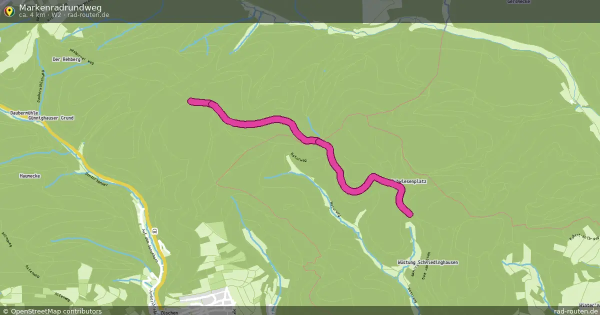 Markenradrundweg (W2) – Fernradroute auf Rad-Routen.de