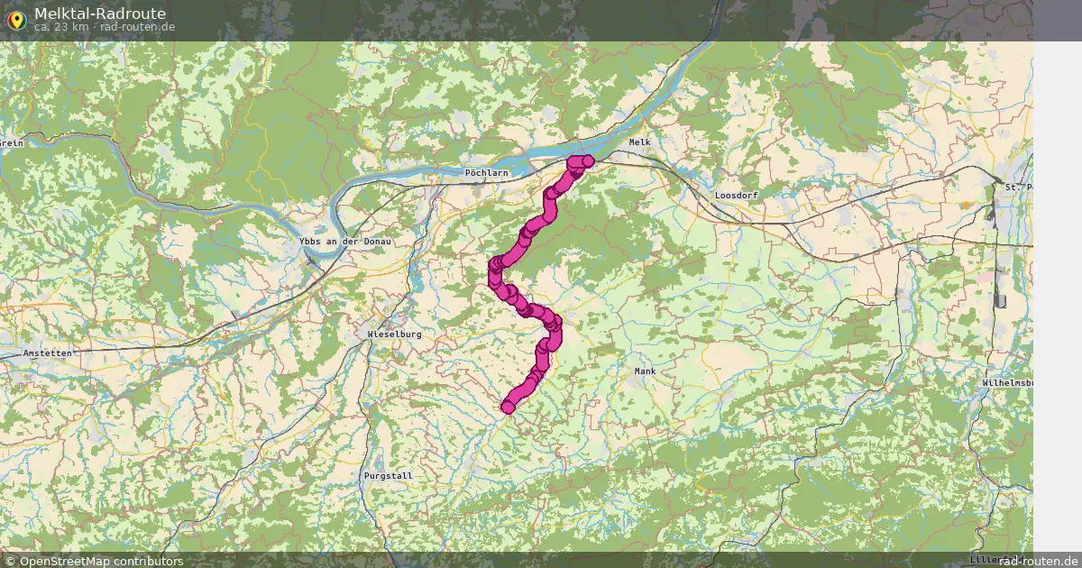 Melktal-Radroute – Fernradroute auf Rad-Routen.de
