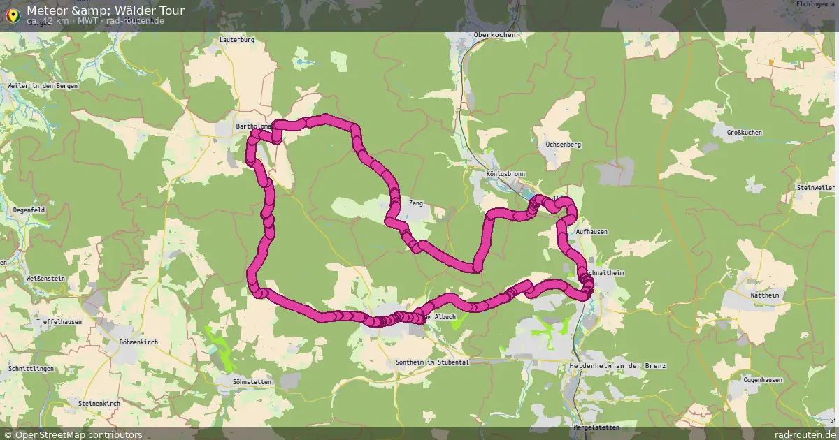 Meteor & Wälder Tour