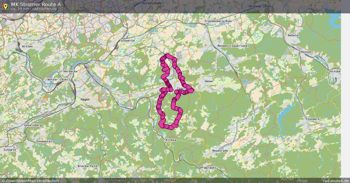 MK Stromer Route A – Fernradroute auf Rad-Routen.de