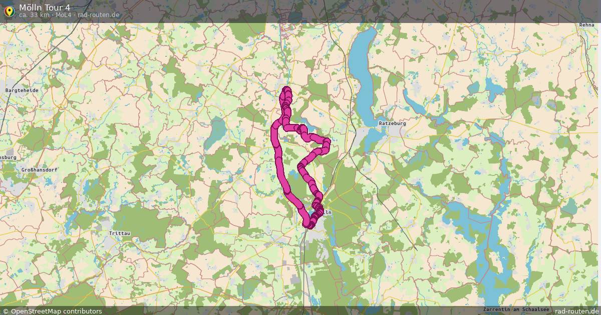 Mölln Tour 4 (Möl4) – Fernradroute auf Rad-Routen.de