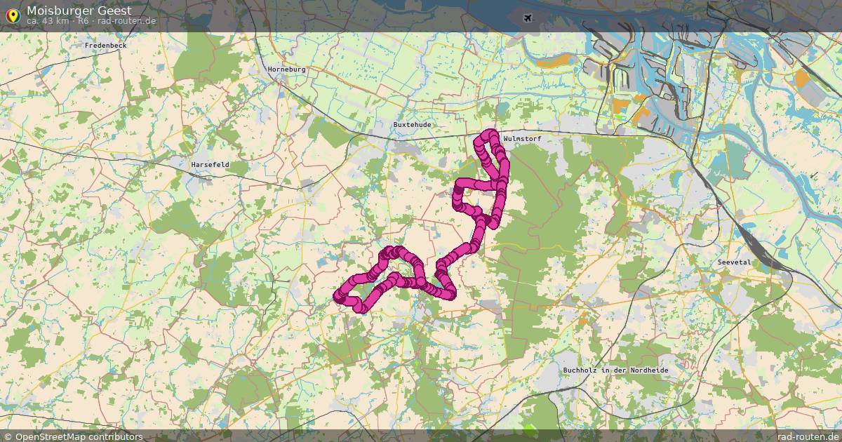 Moisburger Geest (R6) – Fernradroute auf Rad-Routen.de