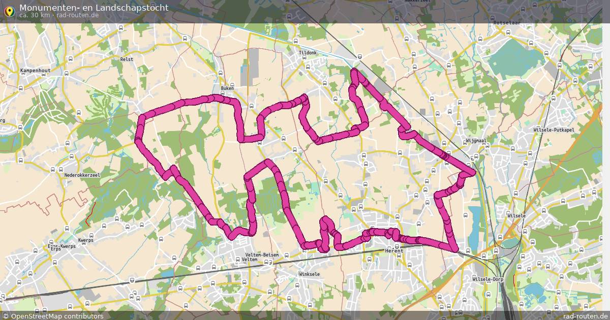 Monumenten- en Landschapstocht – Fernradroute auf Rad-Routen.de