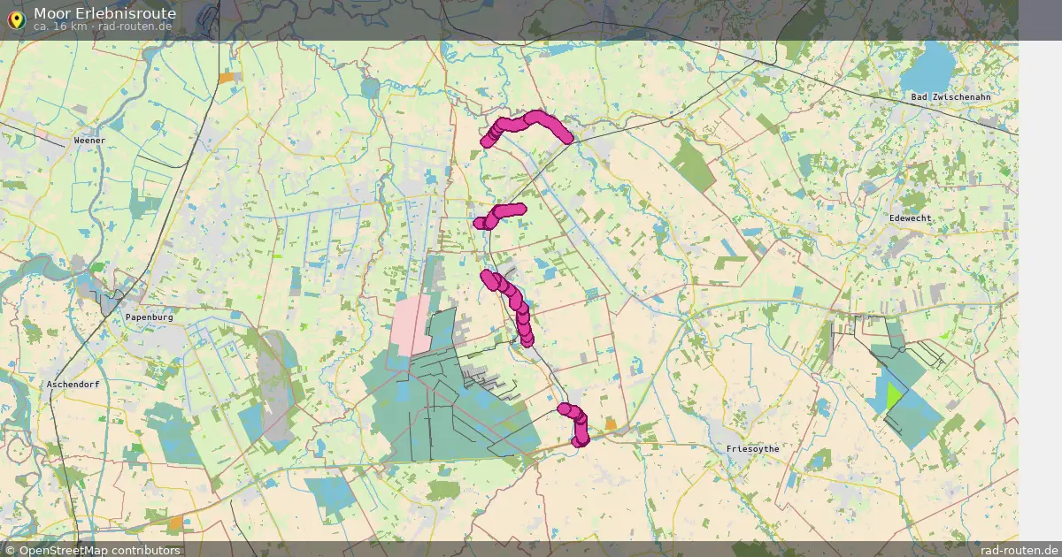 Moor Erlebnisroute – Fernradroute auf Rad-Routen.de