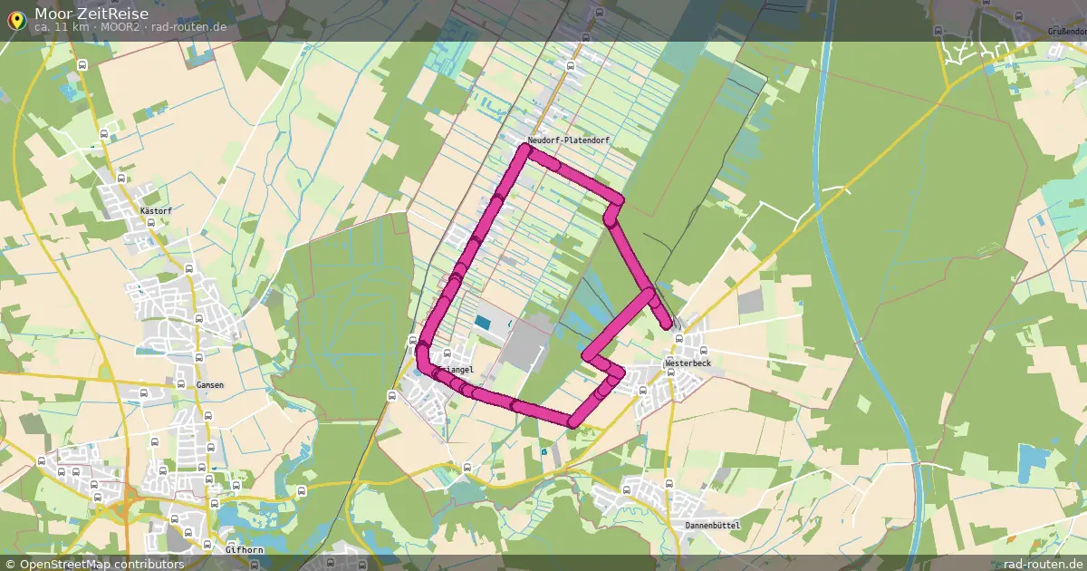 Moor ZeitReise (Moor2) – Fernradroute auf Rad-Routen.de