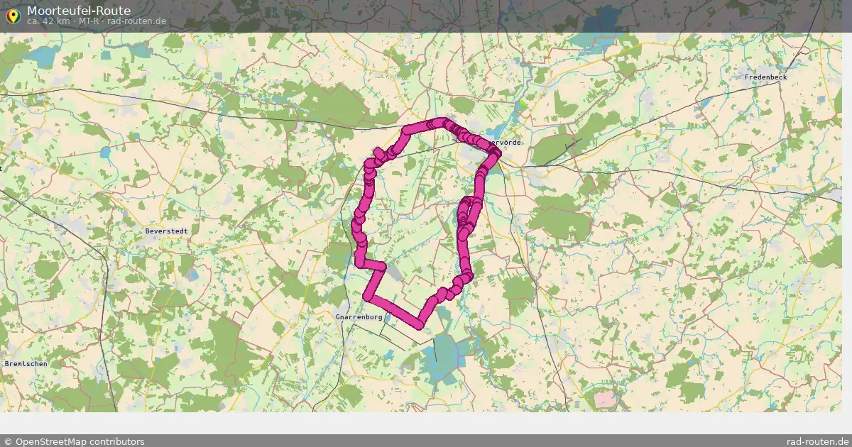 Moorteufel-Route (MT-R) – Fernradroute auf Rad-Routen.de