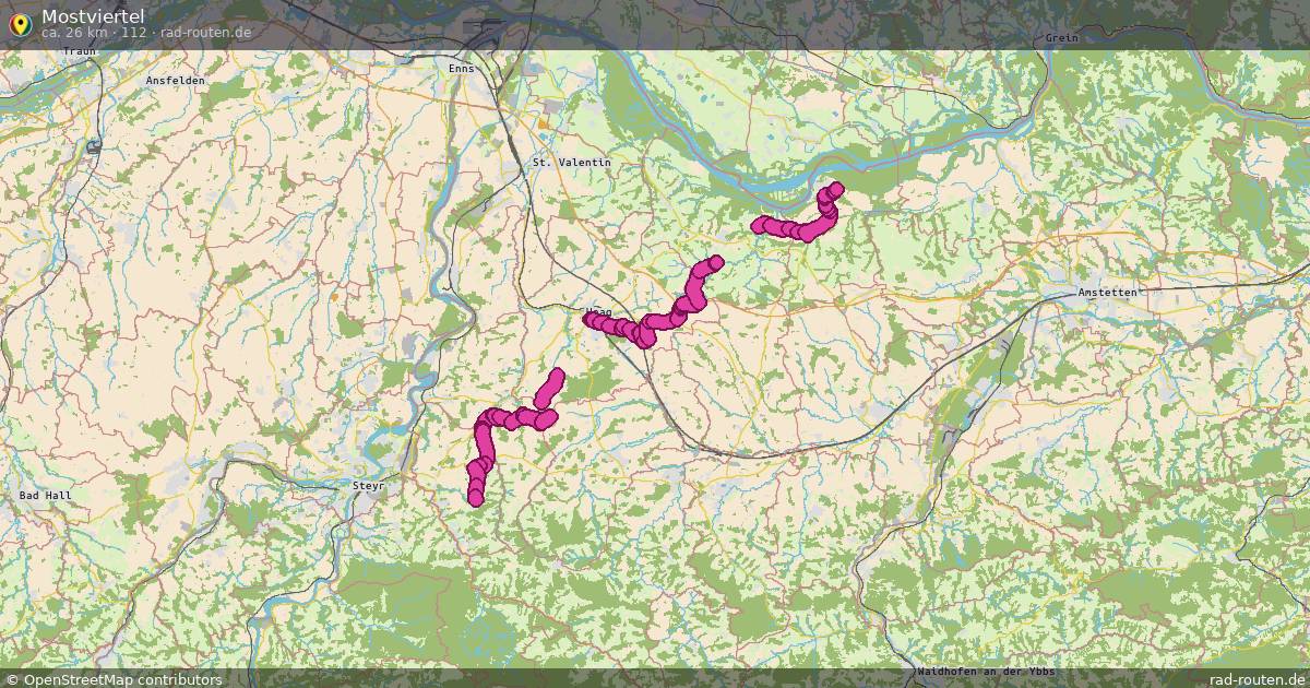 Mostviertel (112) – Fernradroute auf Rad-Routen.de