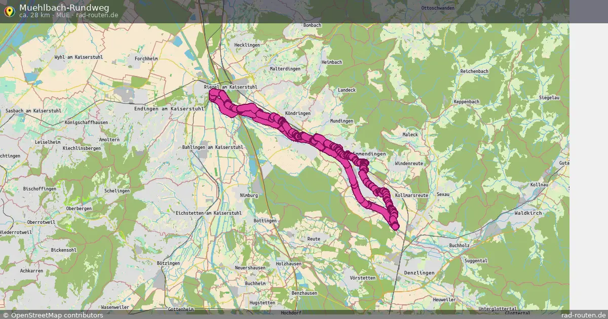 Muehlbach-Rundweg (Mue) – Fernradroute auf Rad-Routen.de