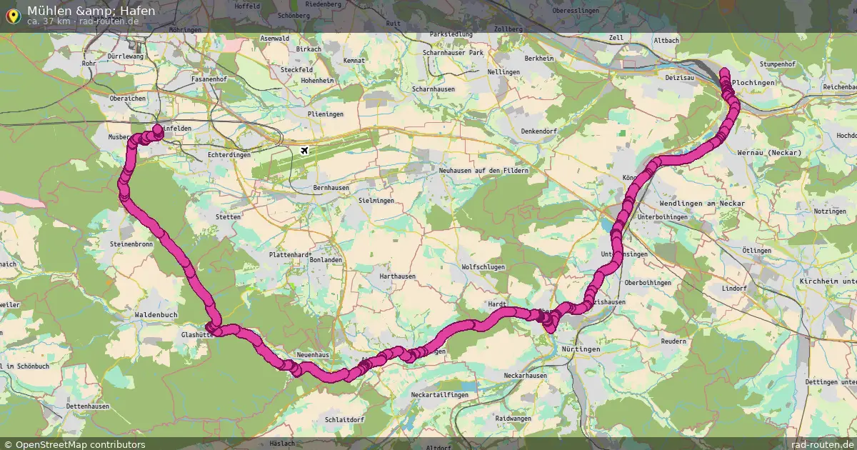 Mühlen &amp; Hafen – Fernradroute auf Rad-Routen.de