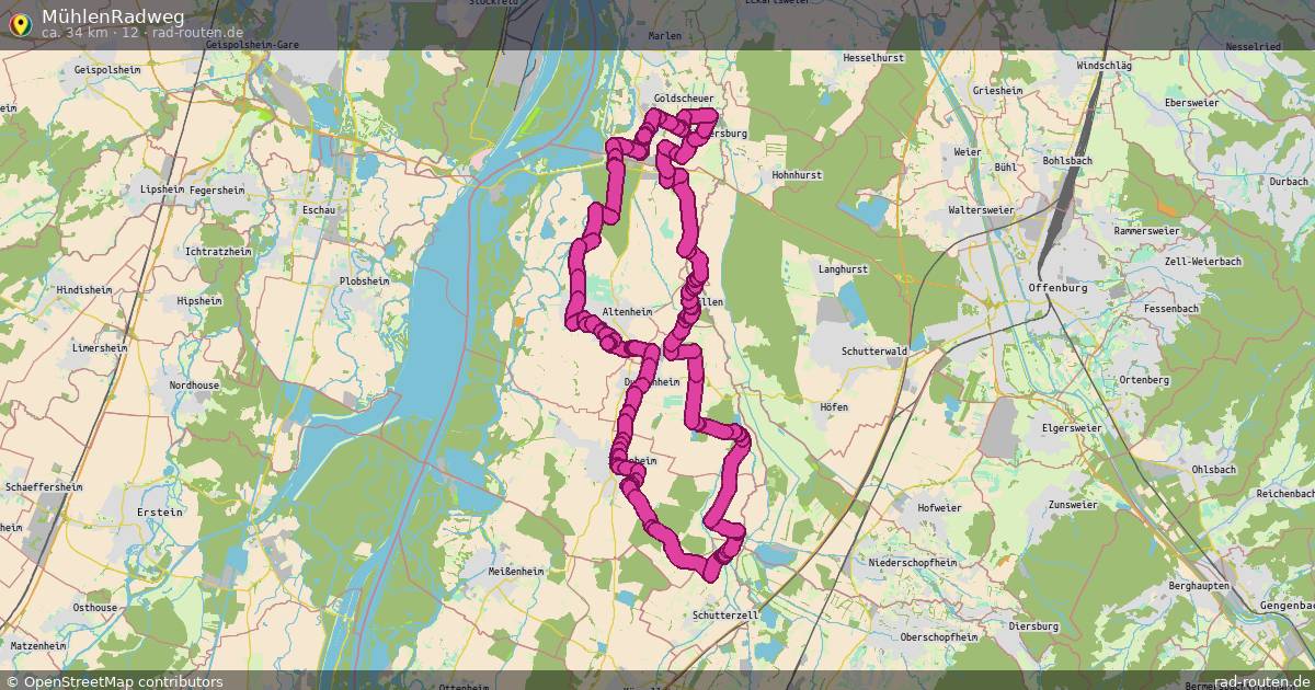 MühlenRadweg (12) – Fernradroute auf Rad-Routen.de