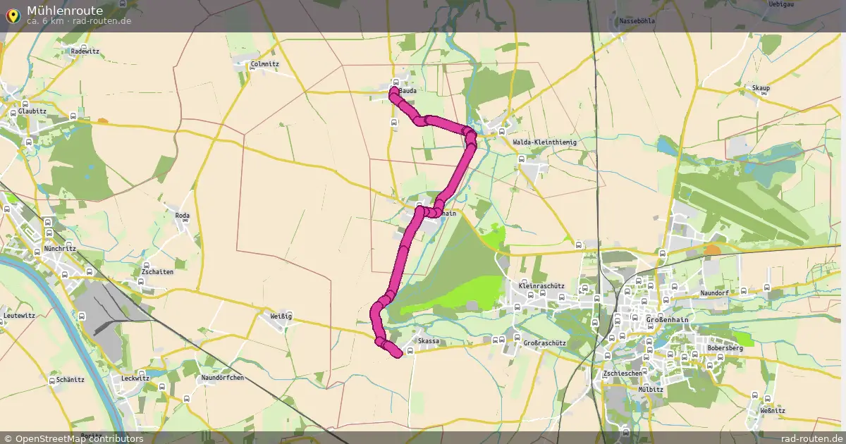 Mühlenroute – Fernradroute auf Rad-Routen.de
