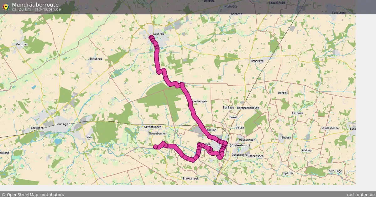 Mundräuberroute – Fernradroute auf Rad-Routen.de