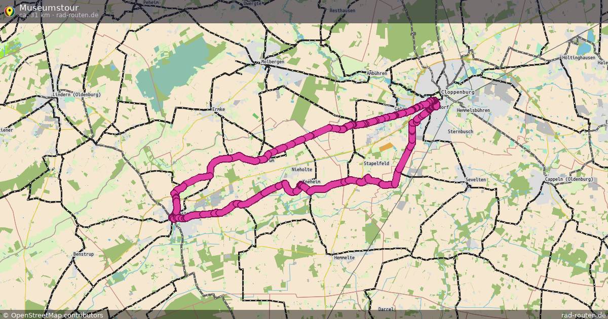 Museumstour – Fernradroute auf Rad-Routen.de