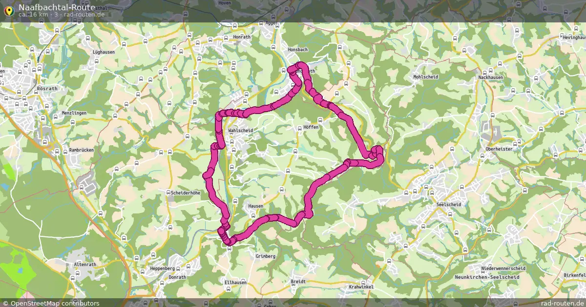 Naafbachtal-Route (3) – Fernradroute auf Rad-Routen.de