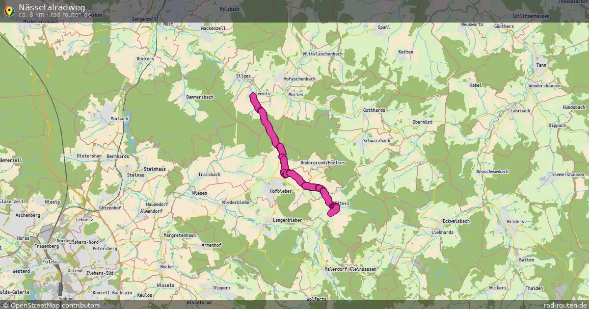 Nässetalradweg – Fernradroute auf Rad-Routen.de