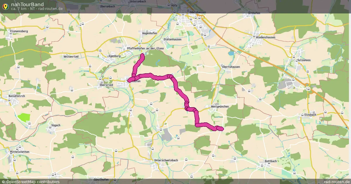 nahTourBand (NT) – Fernradroute auf Rad-Routen.de