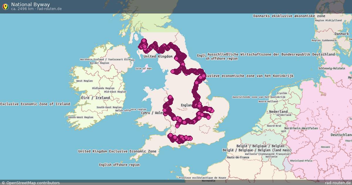 National Byway – Fernradroute auf Rad-Routen.de