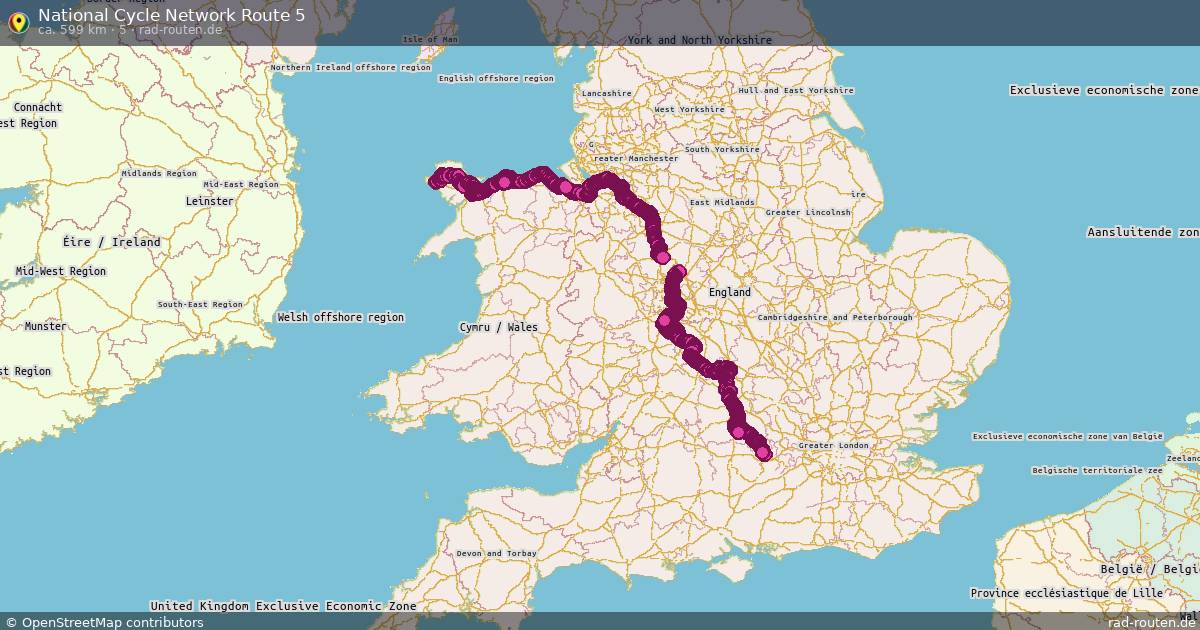 National Cycle Network Route 5 (5) – Fernradroute auf Rad-Routen.de