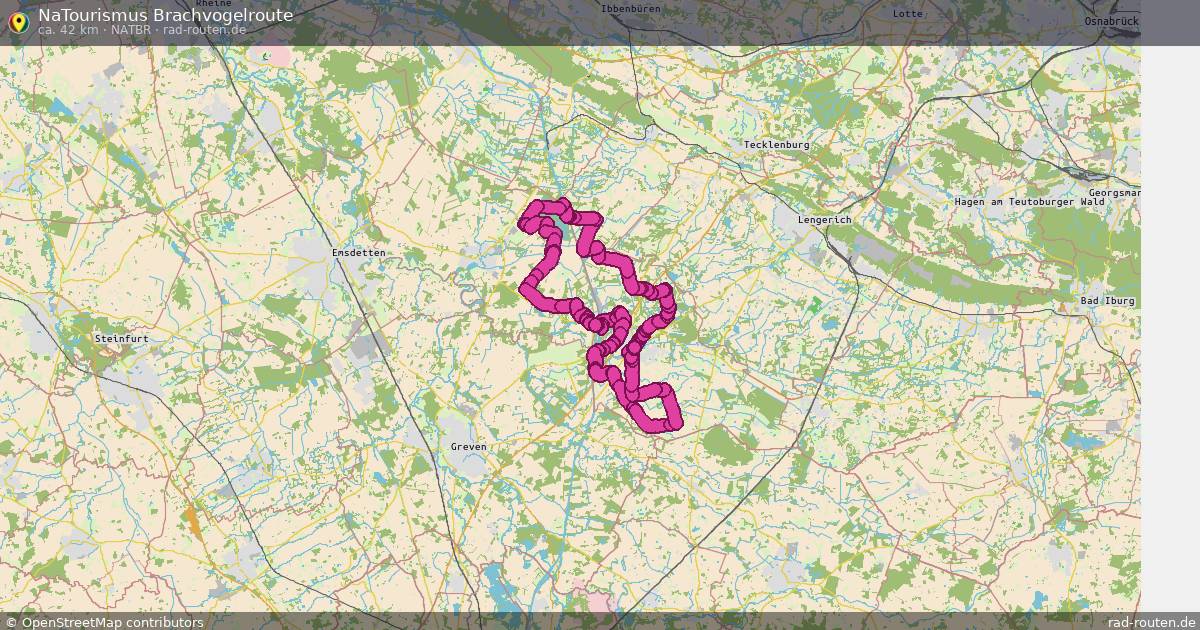 NaTourismus Brachvogelroute (NaTBR) – Fernradroute auf Rad-Routen.de