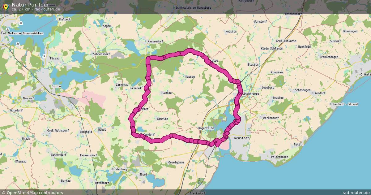Natur-Pur-Tour – Fernradroute auf Rad-Routen.de