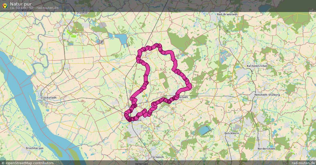 Natur pur (NP) – Fernradroute auf Rad-Routen.de