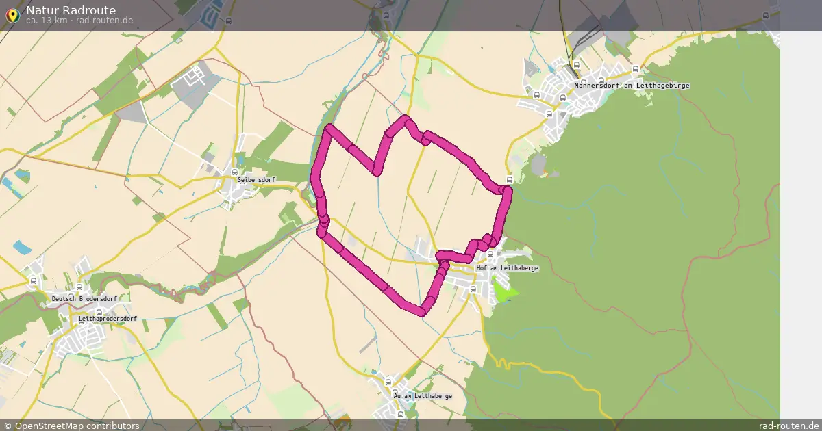 Natur Radroute – Fernradroute auf Rad-Routen.de