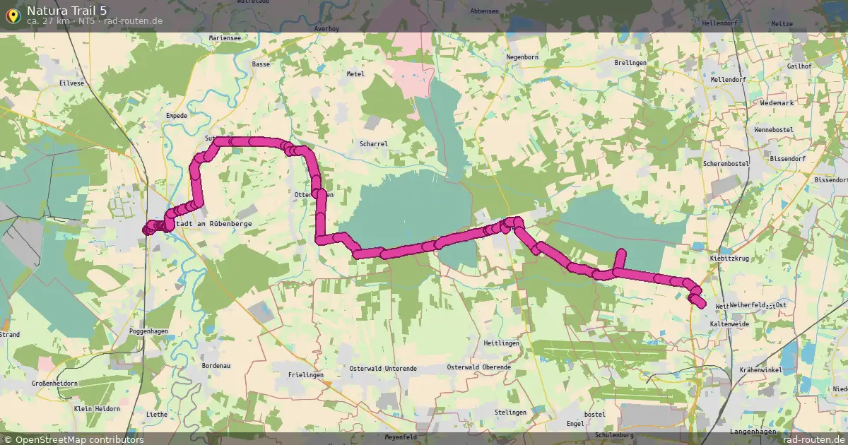 Natura Trail 5 (NT5) – Fernradroute auf Rad-Routen.de