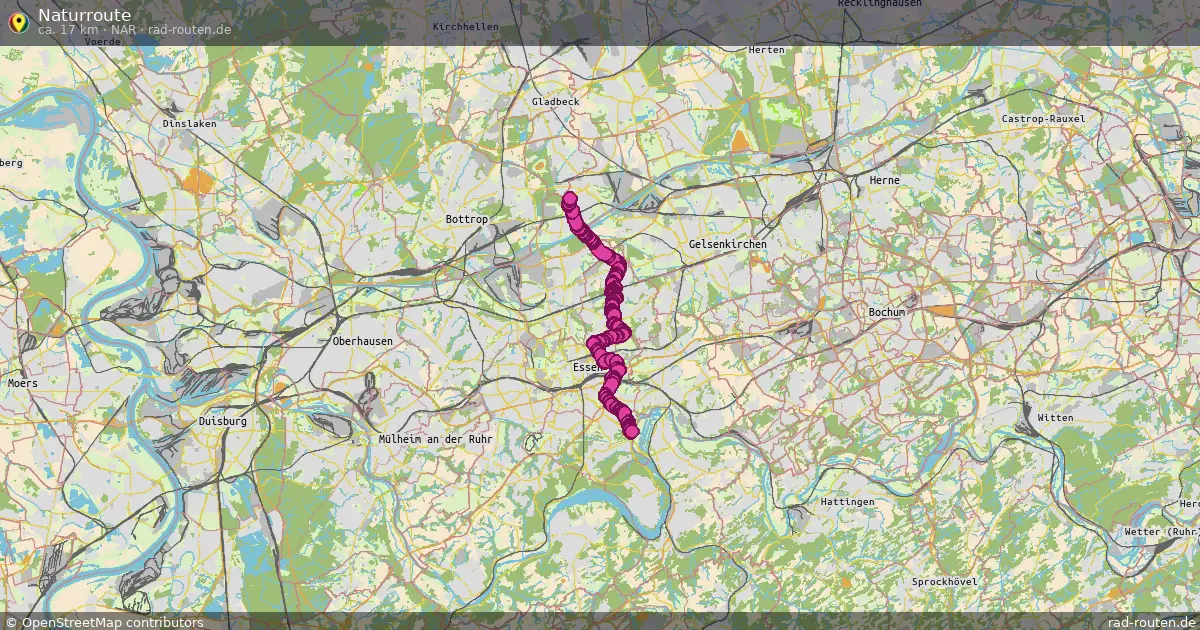 Naturroute (NaR) – Fernradroute auf Rad-Routen.de