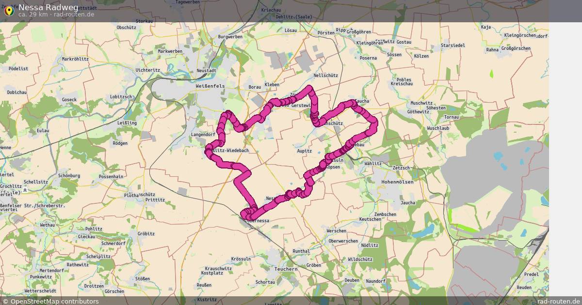 Nessa Radweg – Fernradroute auf Rad-Routen.de