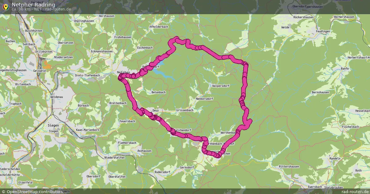 Netpher Radring (Net) – Fernradroute auf Rad-Routen.de