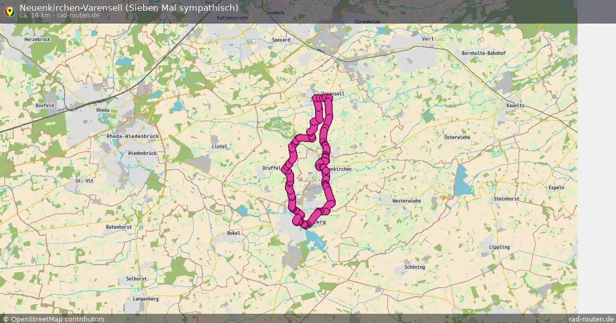 Neuenkirchen-Varensell (Sieben Mal sympathisch) – Fernradroute auf Rad-Routen.de