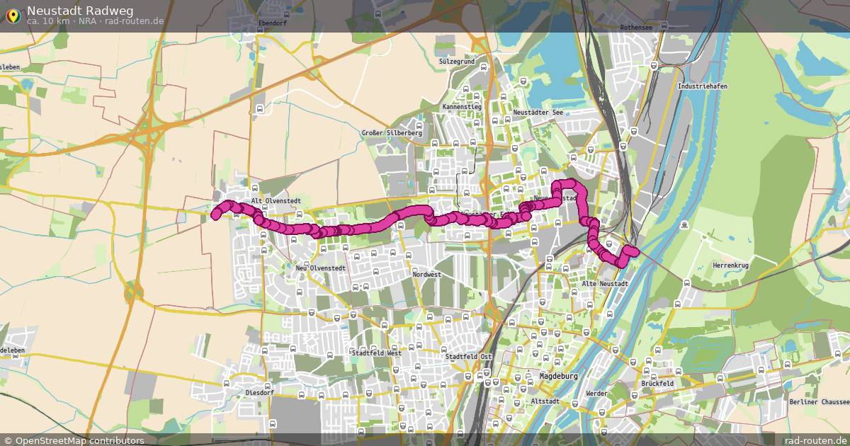 Neustadt Radweg (NRa) – Fernradroute auf Rad-Routen.de