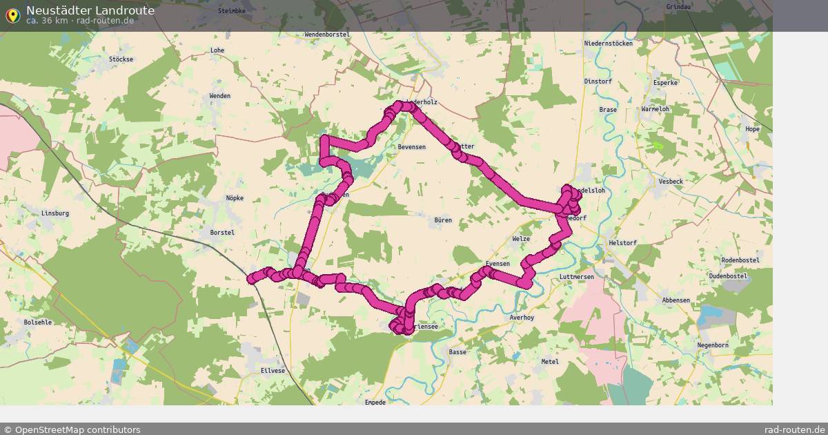 Neustädter Landroute – Fernradroute auf Rad-Routen.de