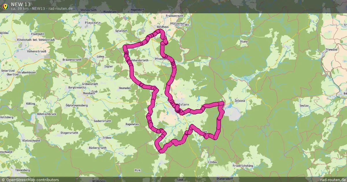 NEW 13 (NEW13) – Fernradroute auf Rad-Routen.de