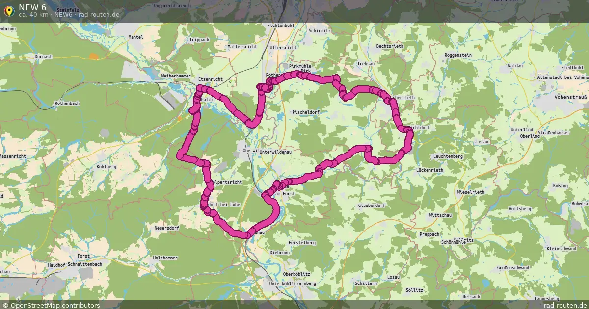NEW 6 (NEW6) – Fernradroute auf Rad-Routen.de