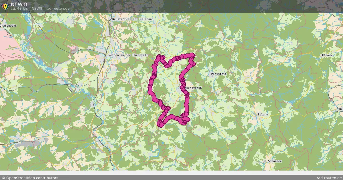 NEW 8 (NEW8) – Fernradroute auf Rad-Routen.de